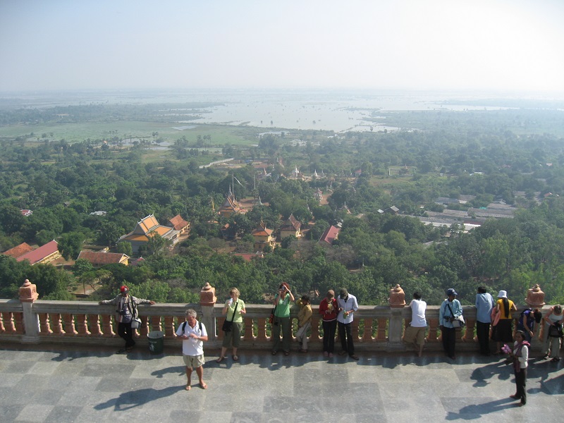 Uitzicht vanaf Oudong