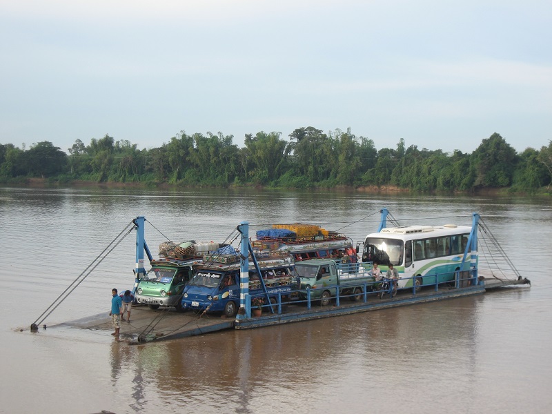 Mekong rivier ferry