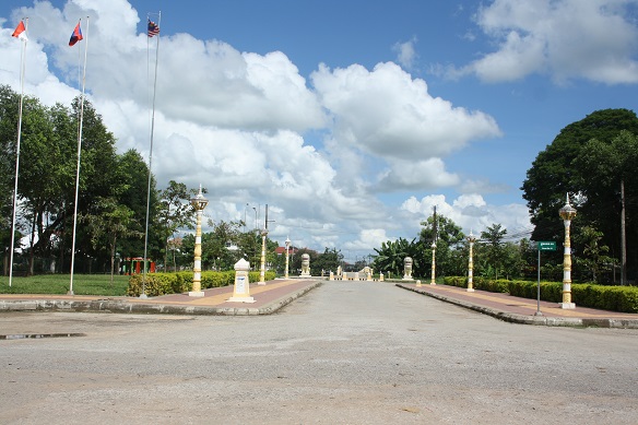 Franse invloed op Cambodja, boulevard in Battambang