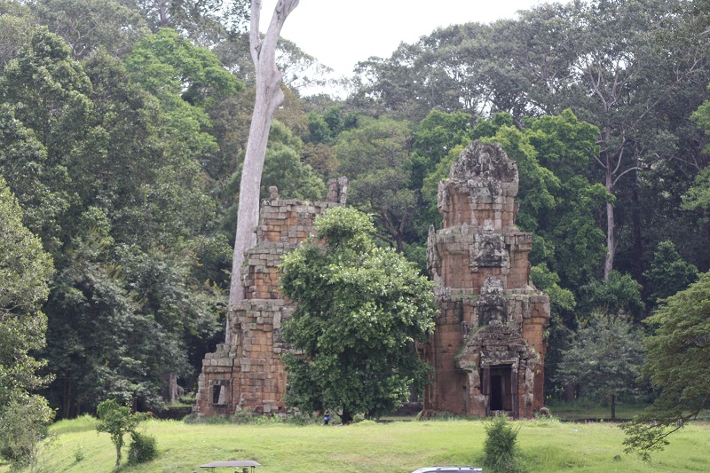 Het Angkor rijk in Cambodja, overwinnings poorten