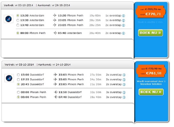 Cambodja tips goedkope vliegtickets